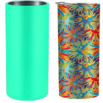 Silikonski wrap za sublimacijo za tumblerje in termovke take-away zelen